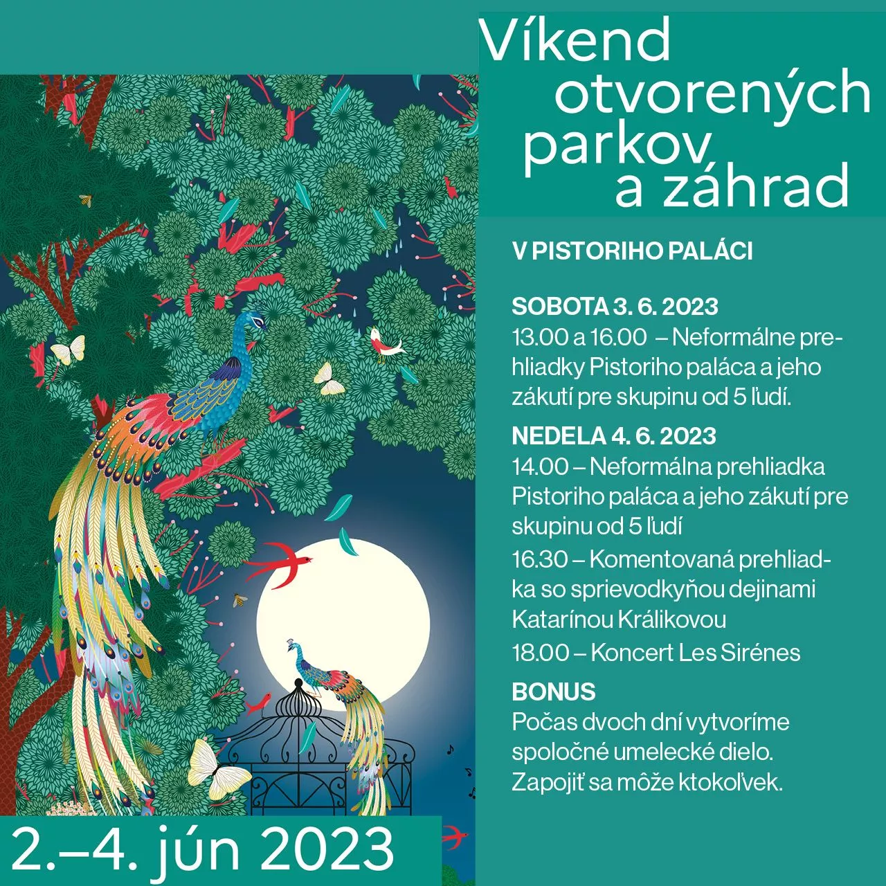 Víkend otvorených parkov a záhrad