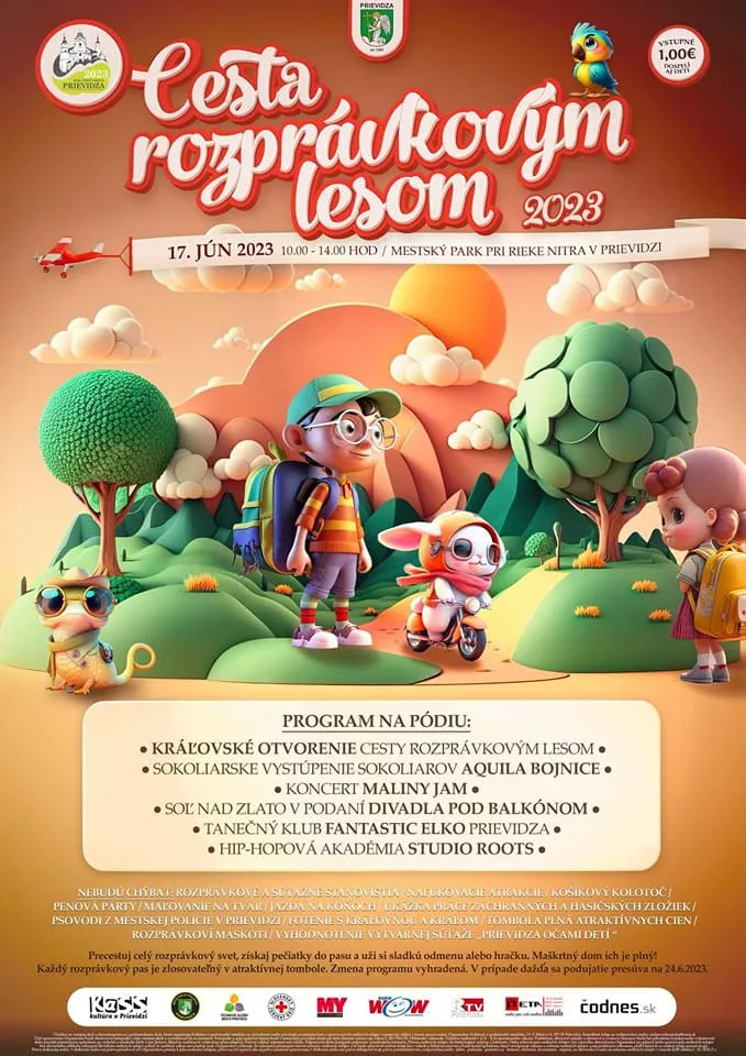 Cesta rozprávkovým lesom v Prievidzi 2023