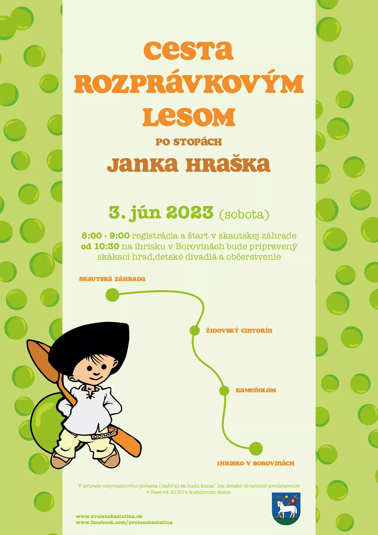 Cesta rozprávkovým lesom po stopách Janka Hráška