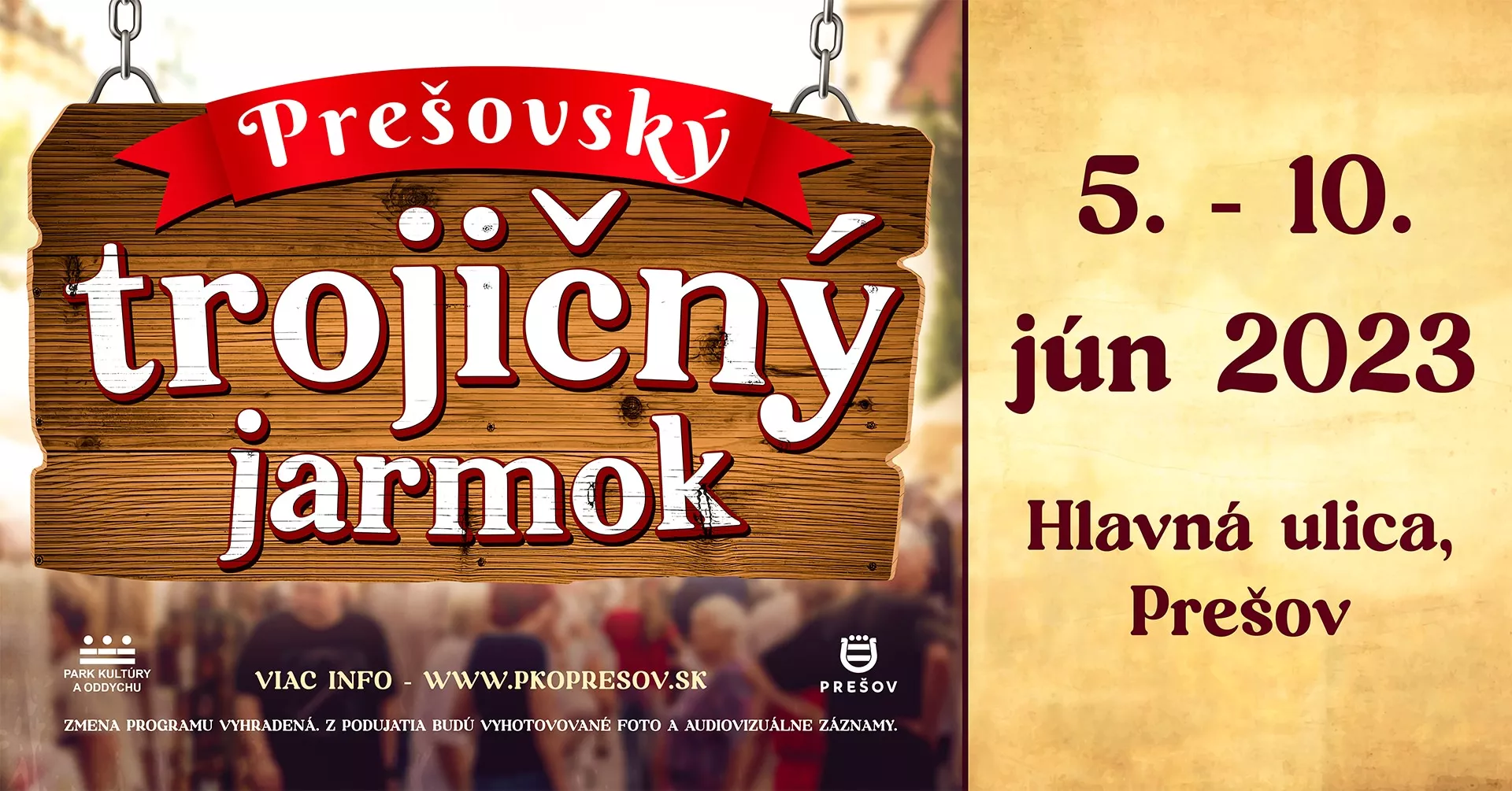 Prešovský trojičný jarmok 2023