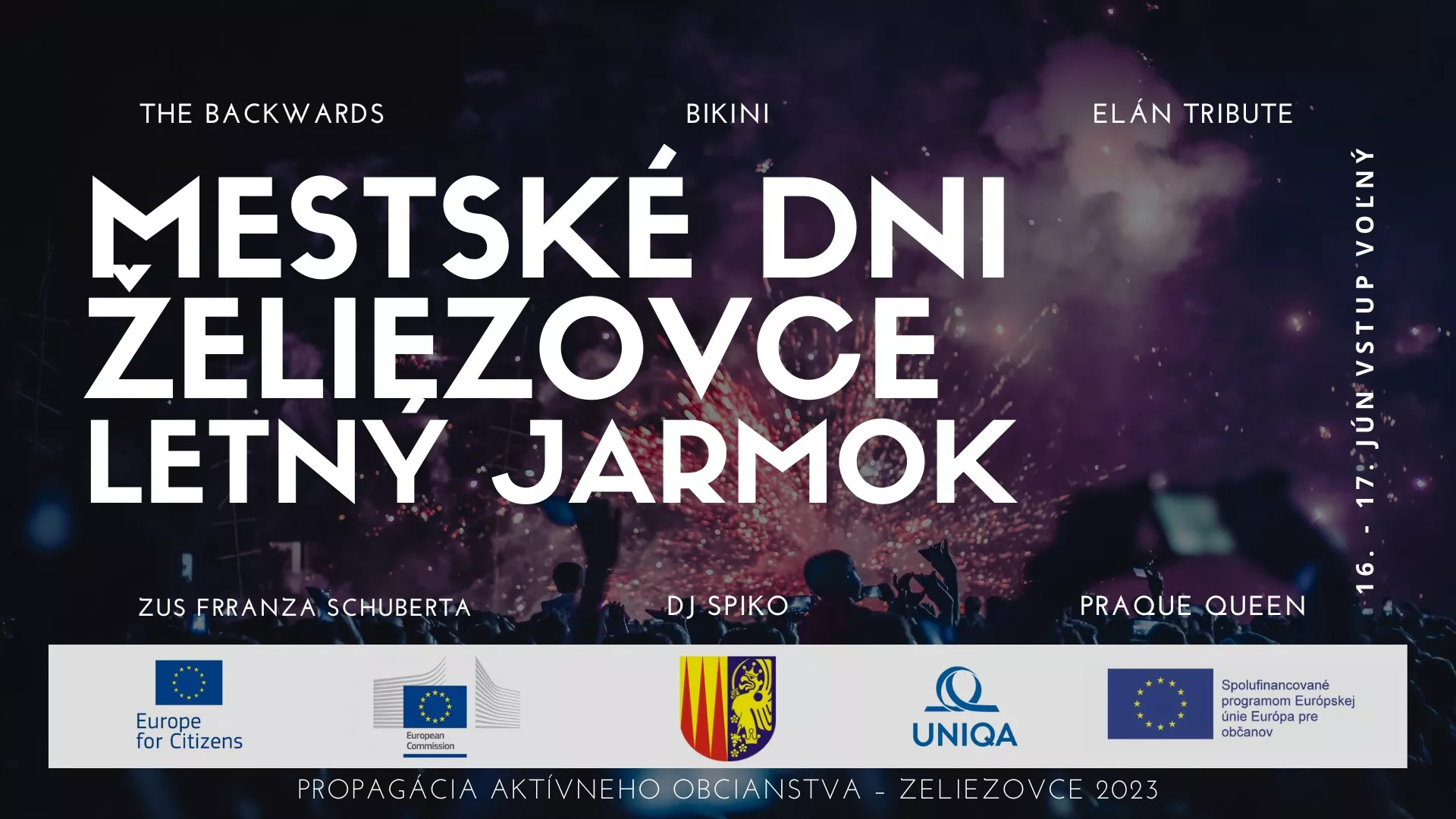 Mestské dni Želiezovce / Propagácia aktívneho občianstva – Želiezovce 2023