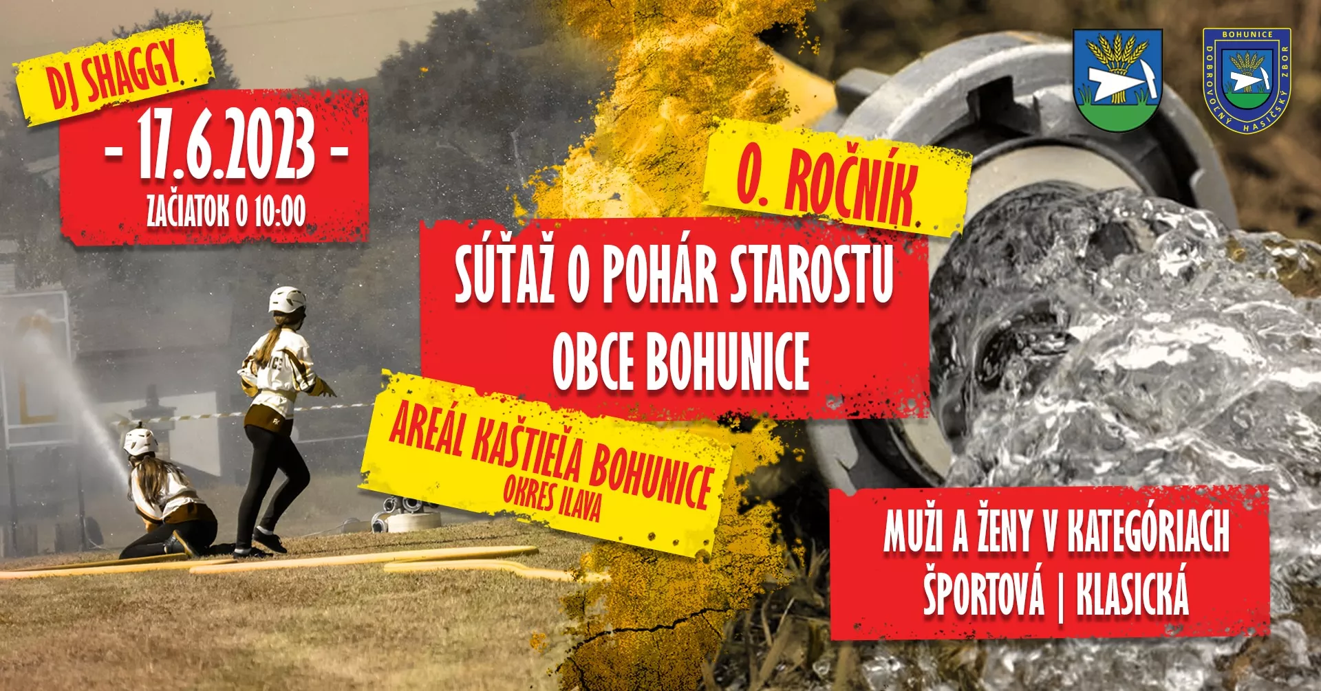 0. ročník hasičskej súťaže "O pohár starostu obce Bohunice"