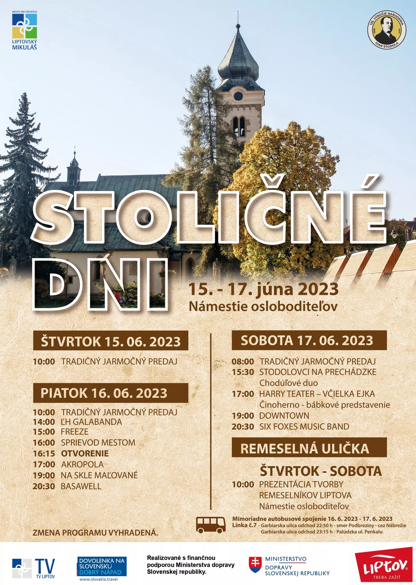 Stoličné dni 2023