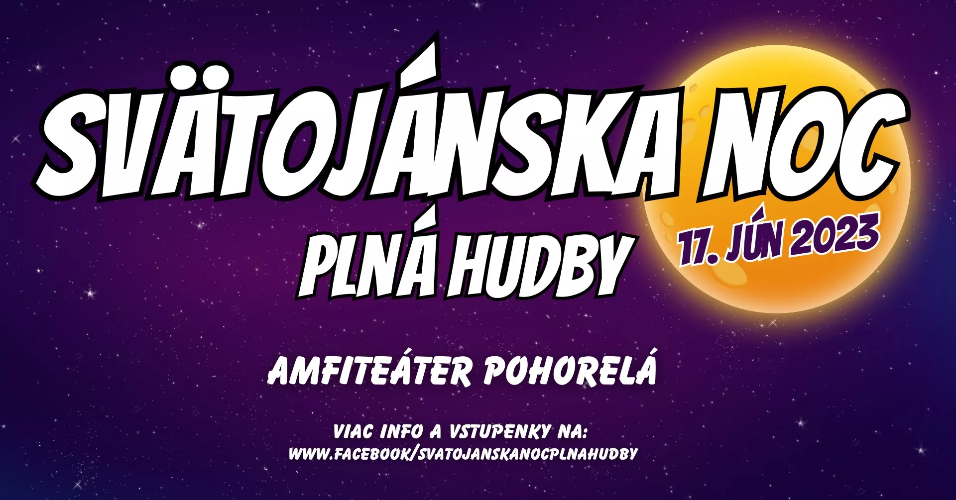 SVÄTOJÁNSKA NOC PLNÁ HUDBY 2023