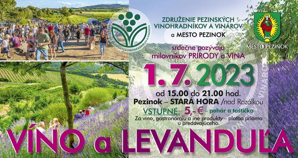 Víno a levanduľa 2023
