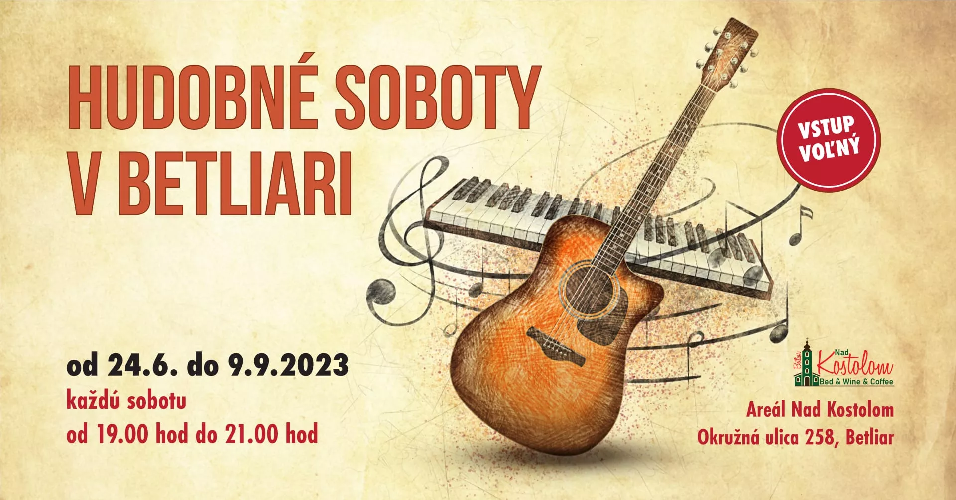 Hudobné soboty nad kostolom