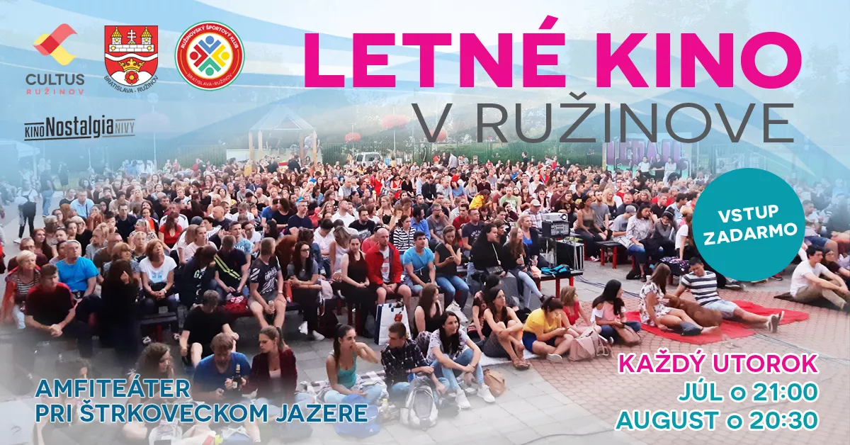 Letné kino v Ružinove 2023