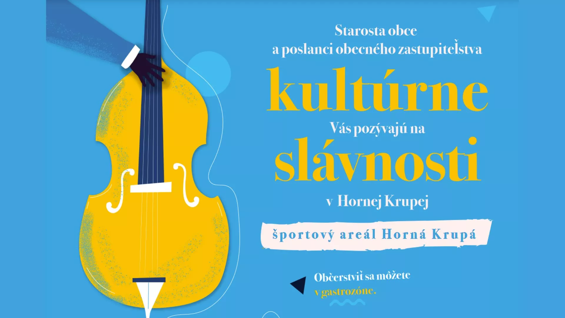 Kultúrne slávnosti v Hornej Krupej