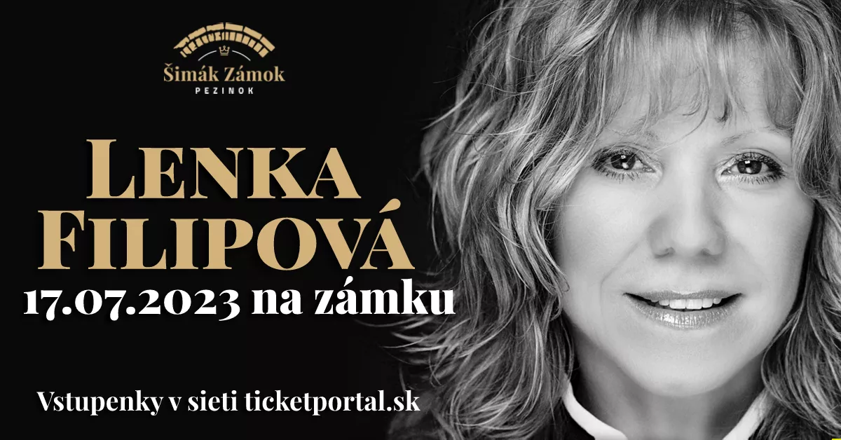 Lenka FILIPOVÁ na zámku