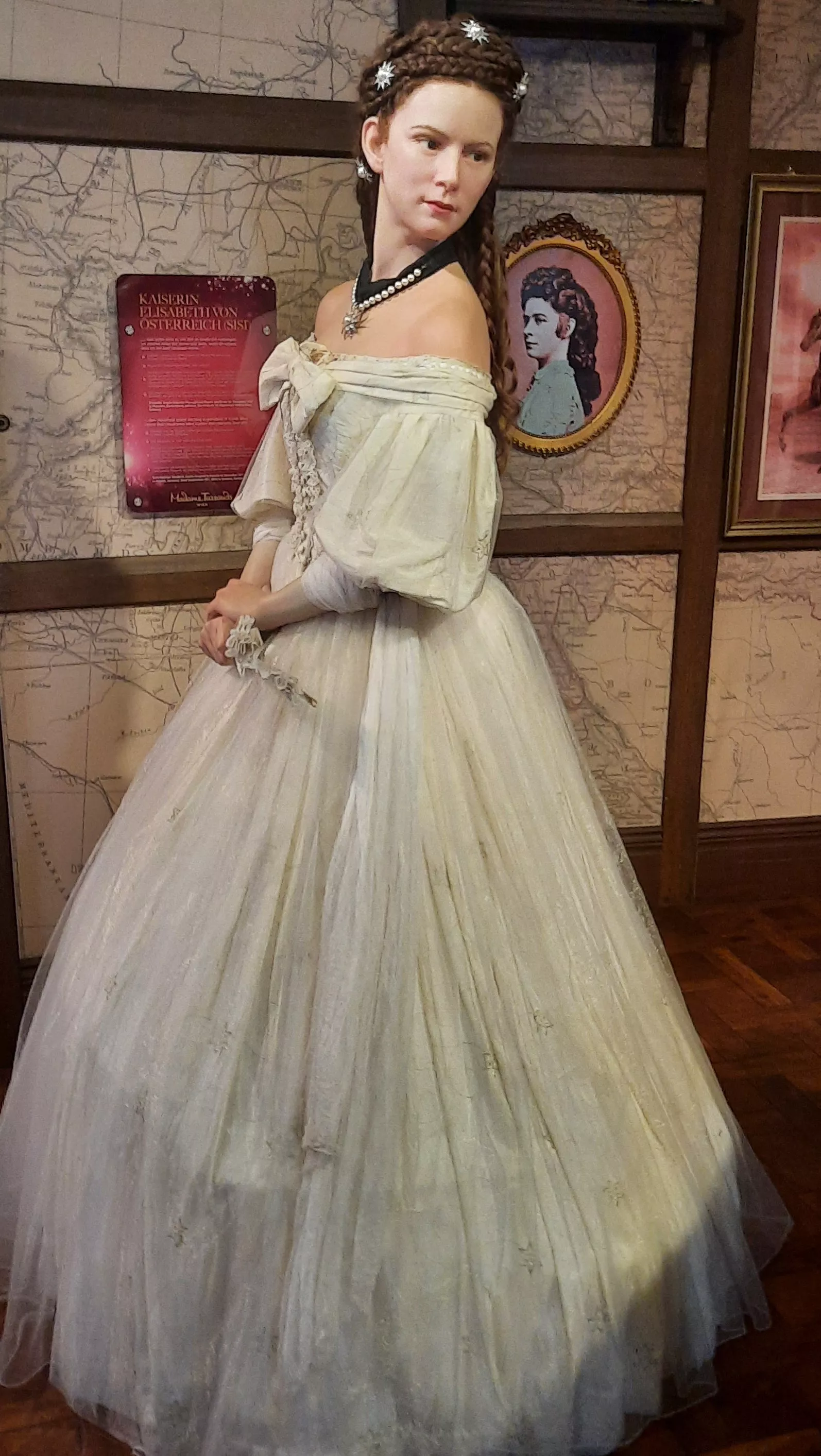Vosková figurína Sissi