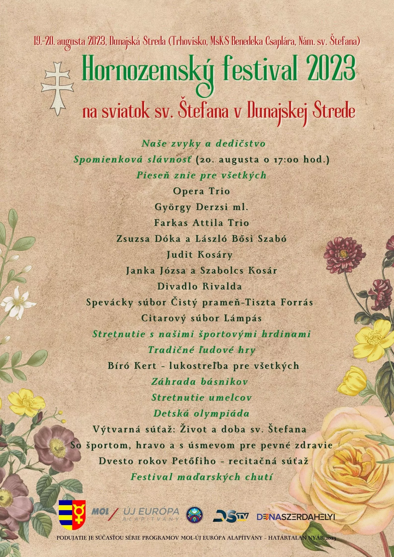 Hornozemský festival 2023 - Felvidéki Fesztivál 2023