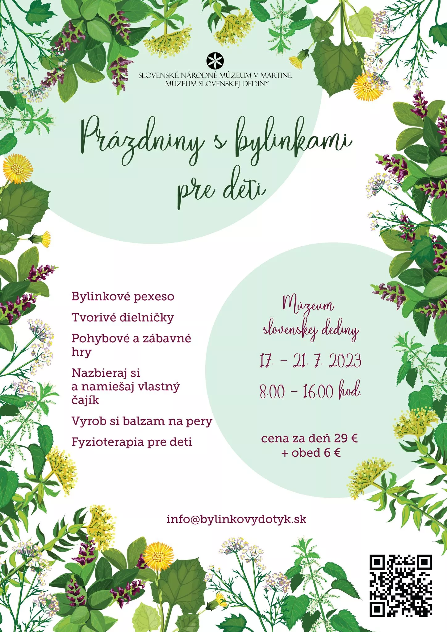 Prázdniny s bylinkami pre deti