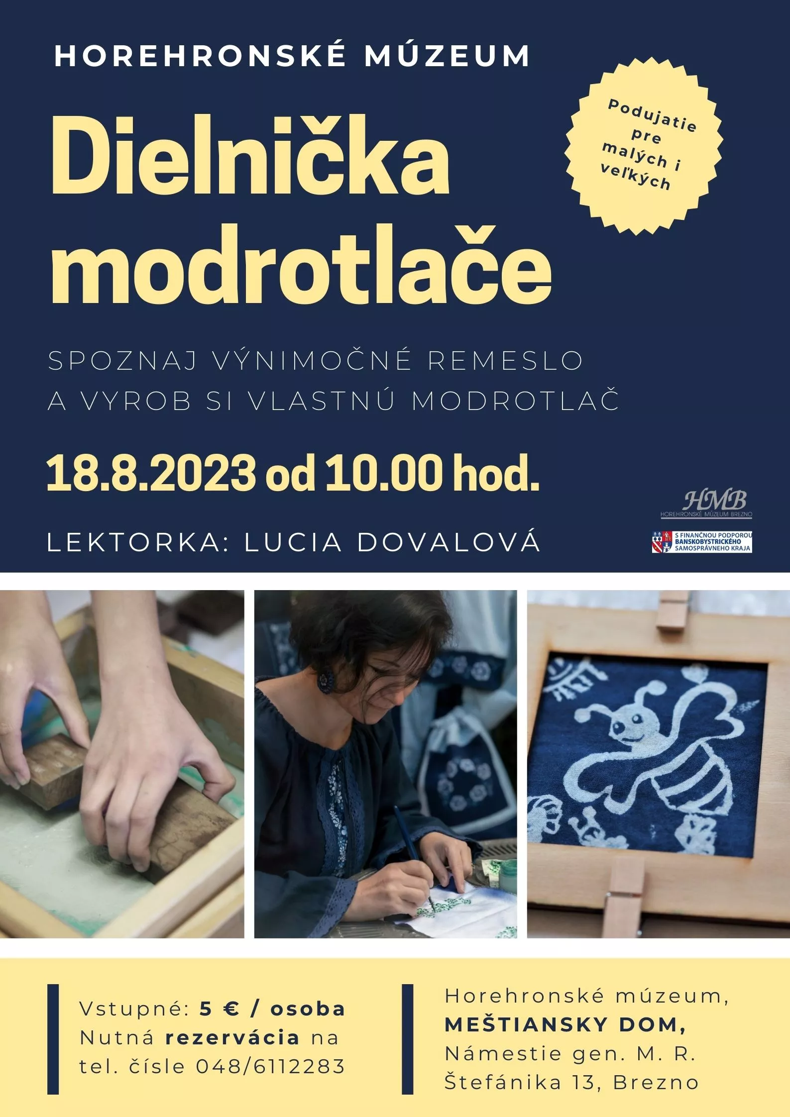 Dielnička modrotlače