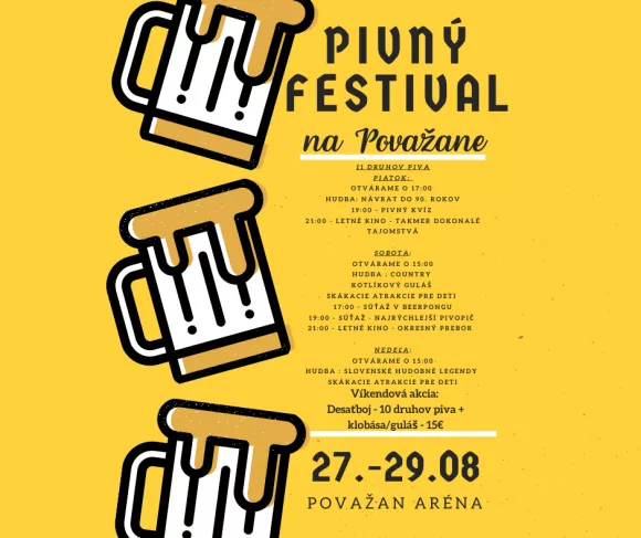 Pivný festival na Považane