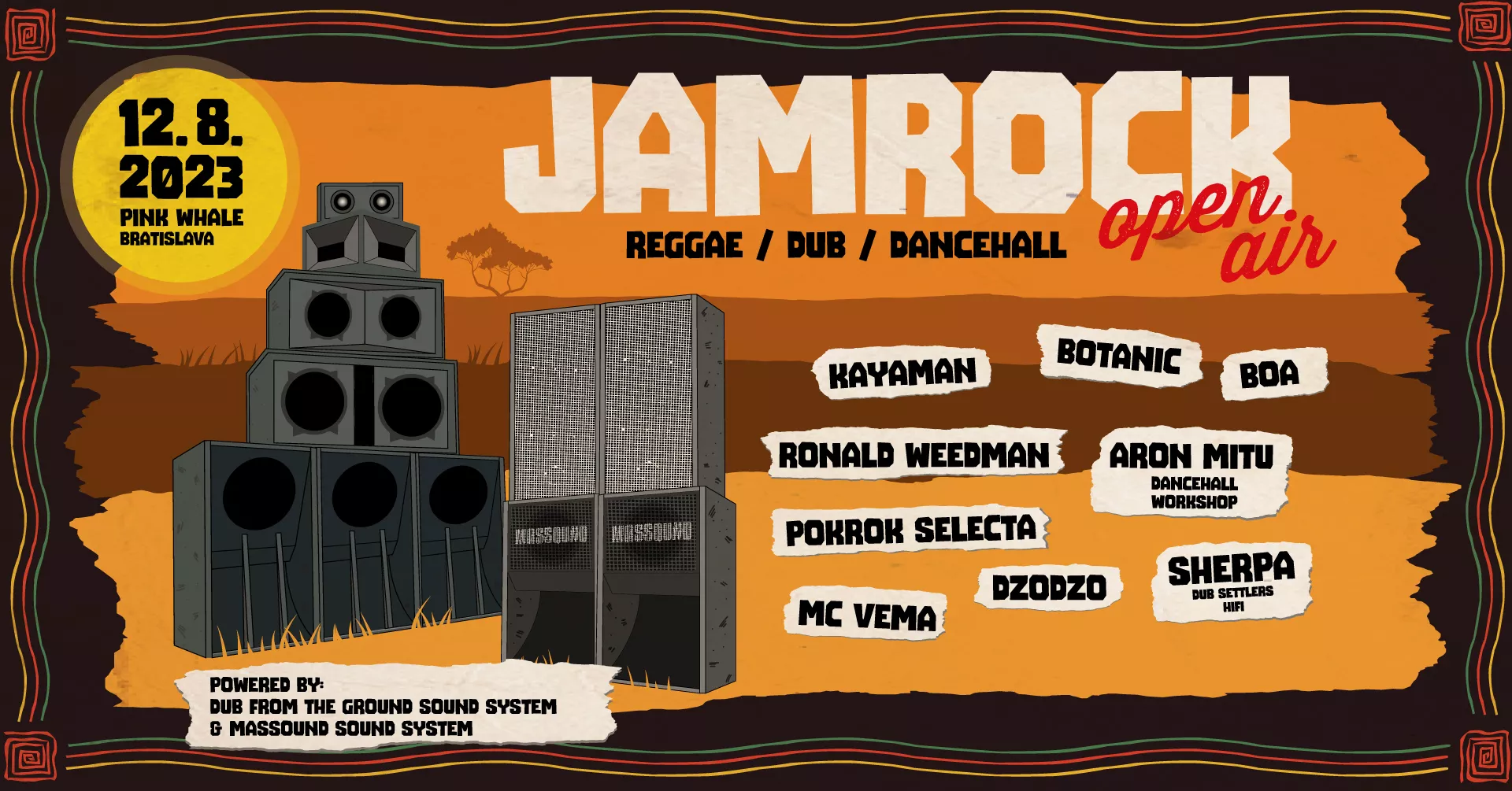 JAMROCK - Open Air (reggae, dub, dancehall)
