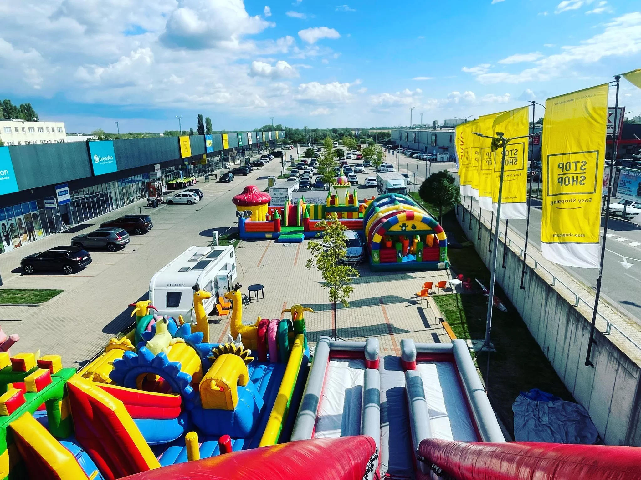 Nafukovacie atrakcie Rača Bratislava