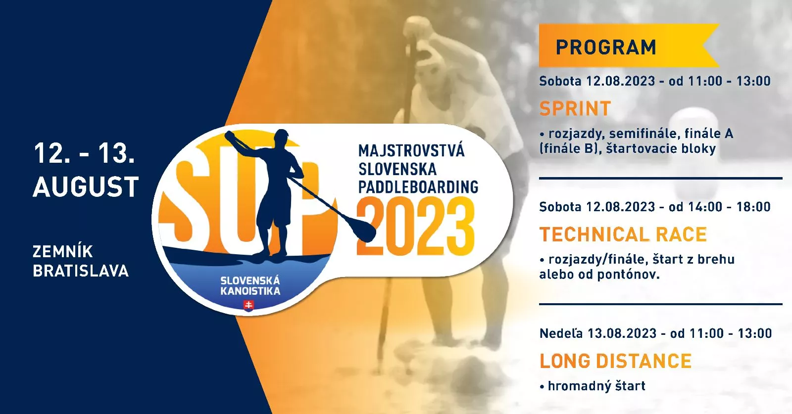 Majstrovstvá Slovenska Paddleboarding 2023
