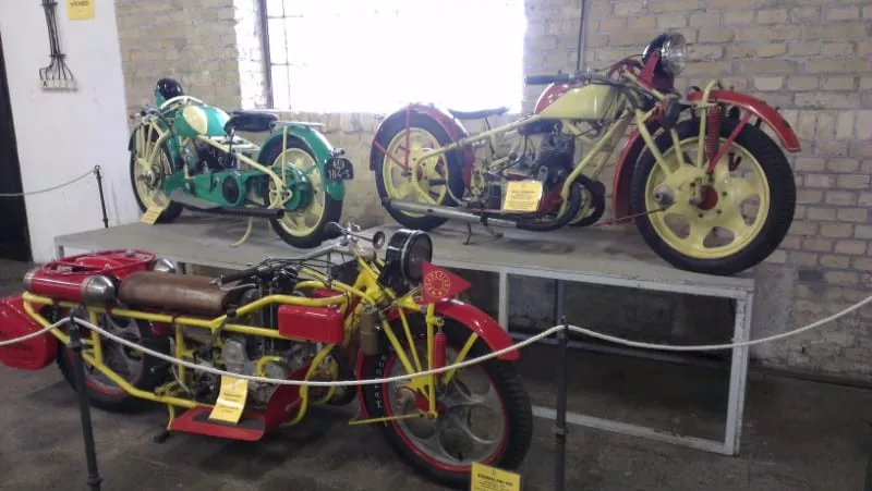Muzeum dopravy - expozicia motoriek