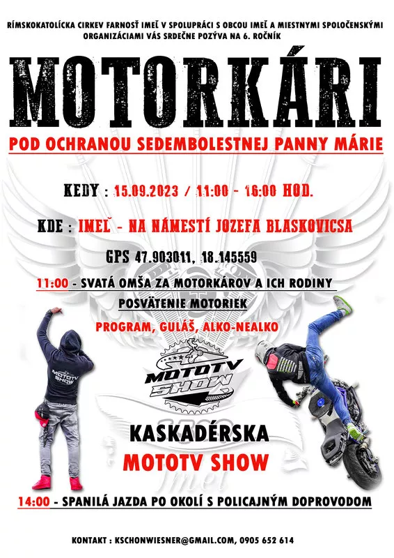 Motorkári pod ochranou Sedembolestnej Panny Márie