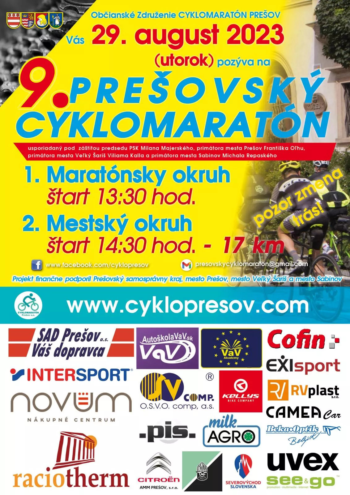 9. Prešovský cyklomaratón