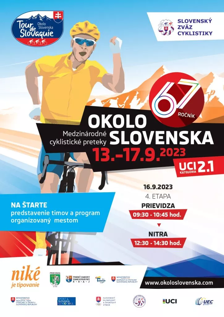 Cyklistické preteky Okolo Slovenska 2023 v Prievidzi