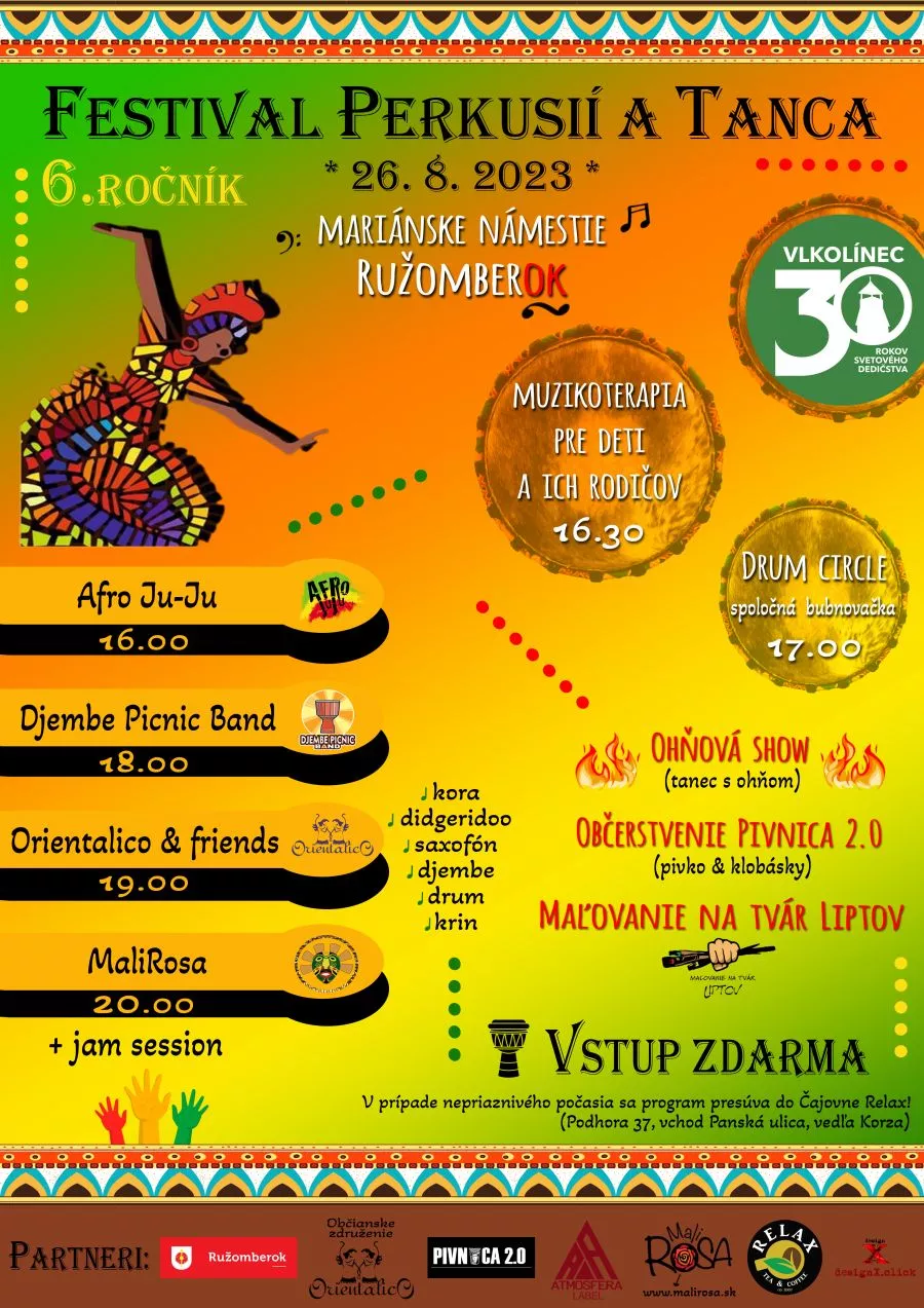 VI. FESTIVAL PERKUSIÍ A TANCA
