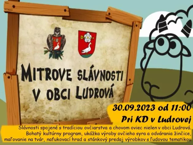 MITROVE SLÁVNOSTI V OBCI LUDROVÁ