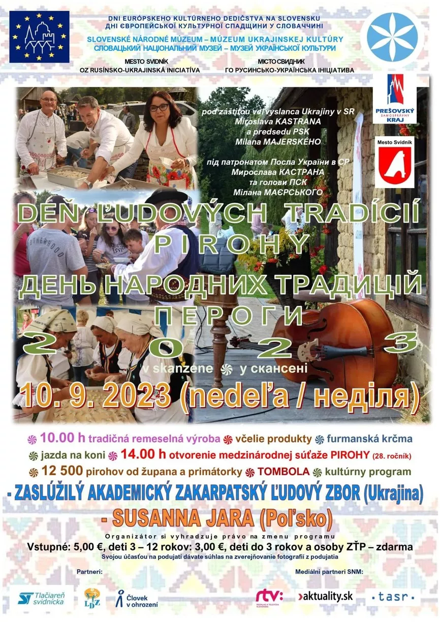 Deň ľudových tradícií a pirohy