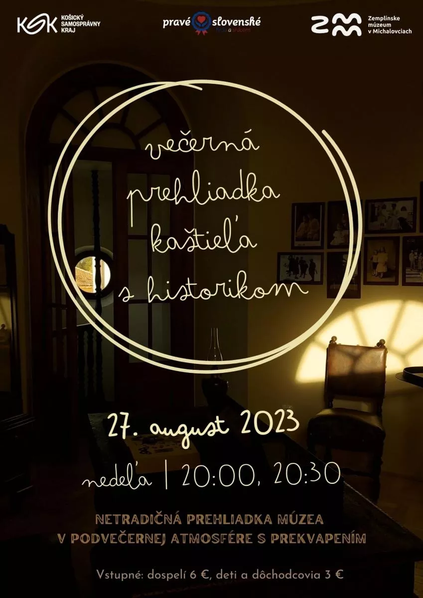 Večerná prehliadka kaštieľa s historikom