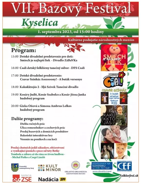 VII. Bazový festival 2023 Kyselica