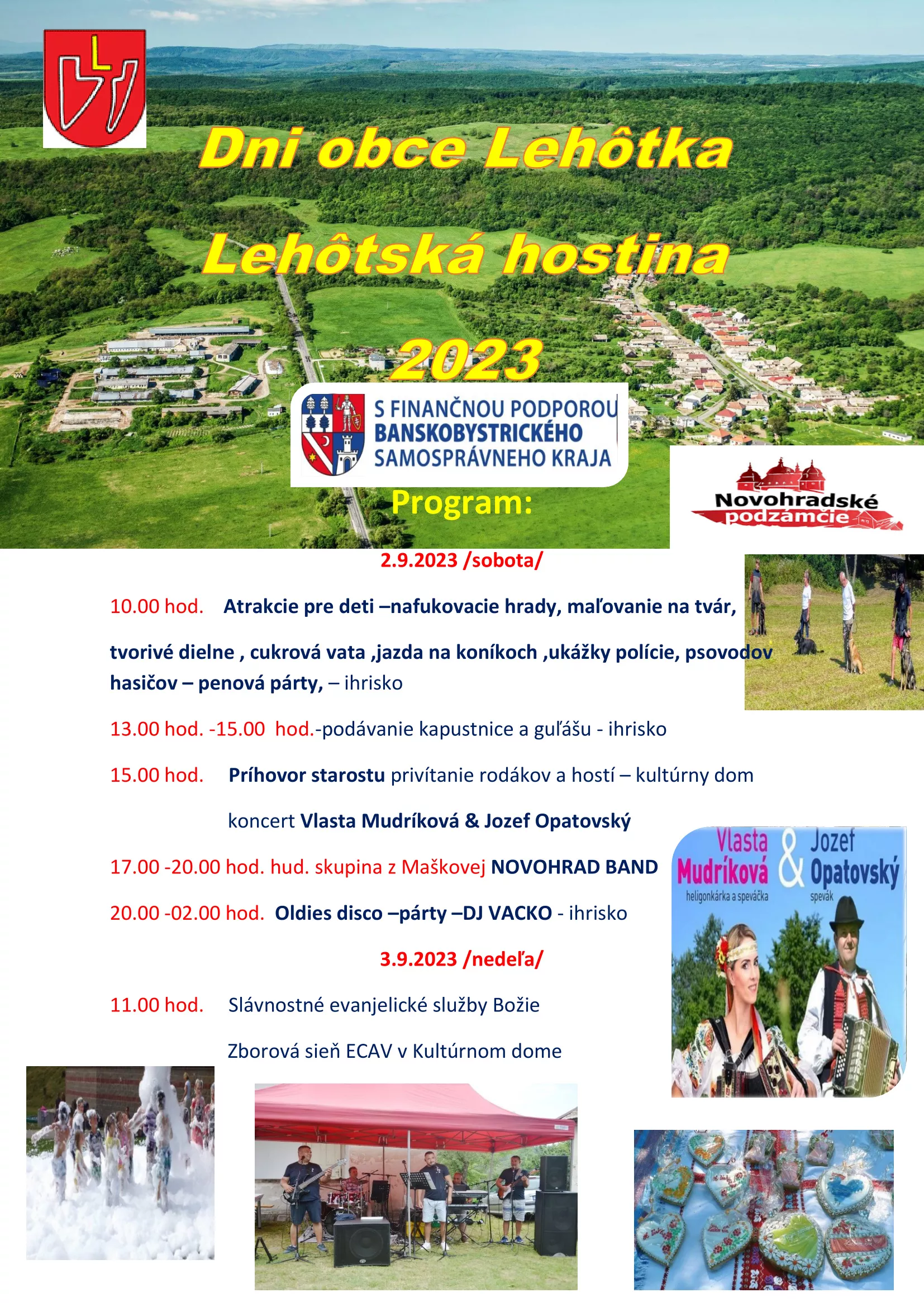 Dni obce Lehôtka - Lehôtská hostina 2023