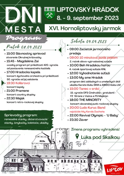 XVI. Hornoliptovský Jarmok