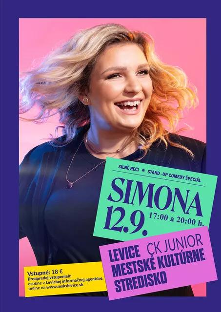 SILNÉ REČI stand-up comedy show | SIMONA