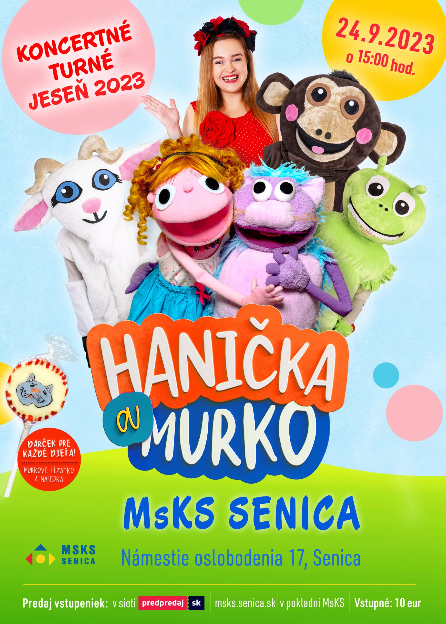 Hanička a Murko – Koncertné turné JESEŇ 2023