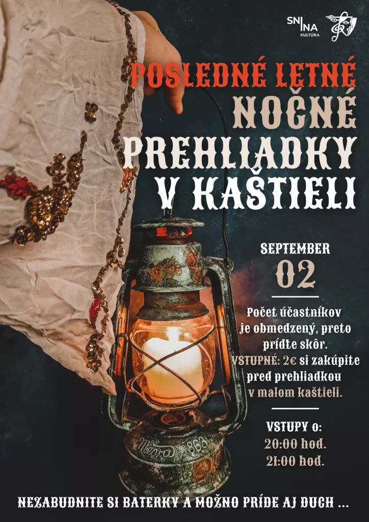 Nočné prehliadky v kaštieli