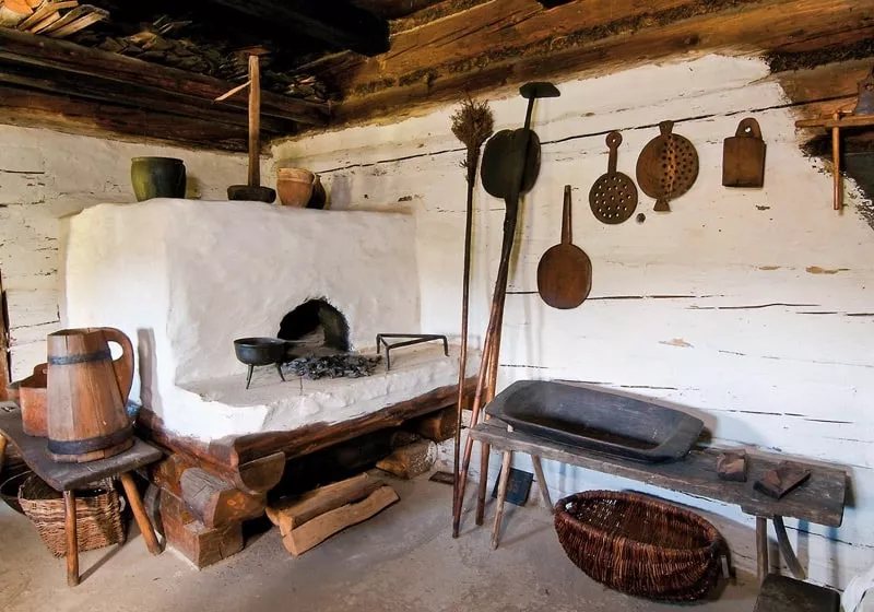 Muzeum Slovenskej dediny - kuchynska pec na Orave