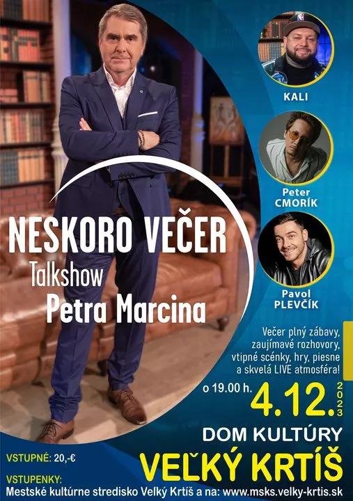 Neskoro večer - talkshow Petra Marcina