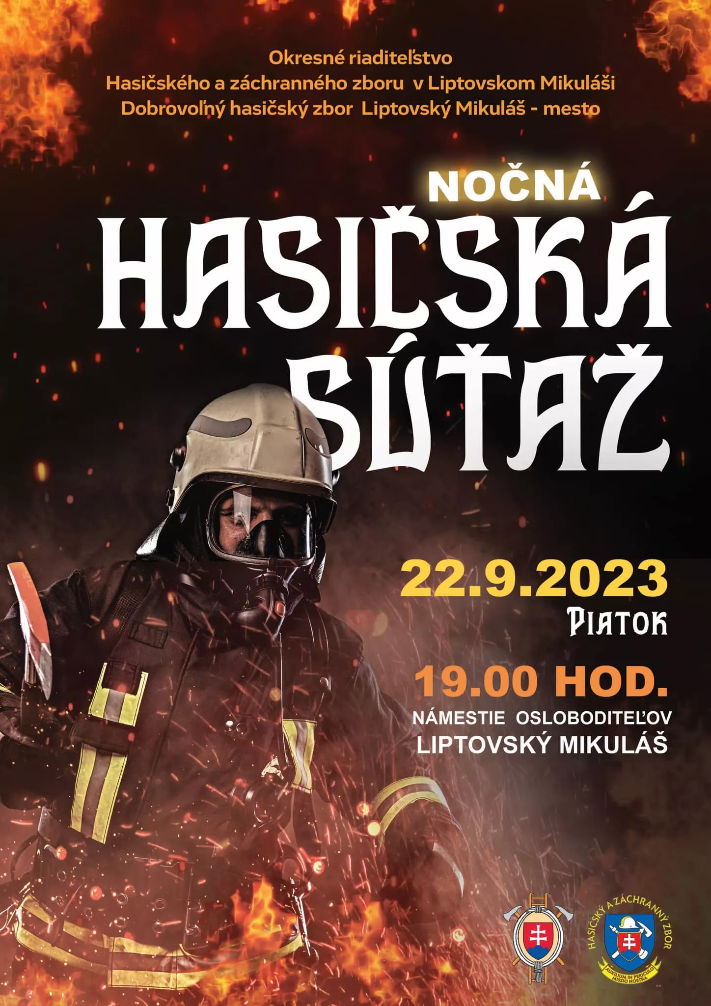 Nočná hasičská súťaž