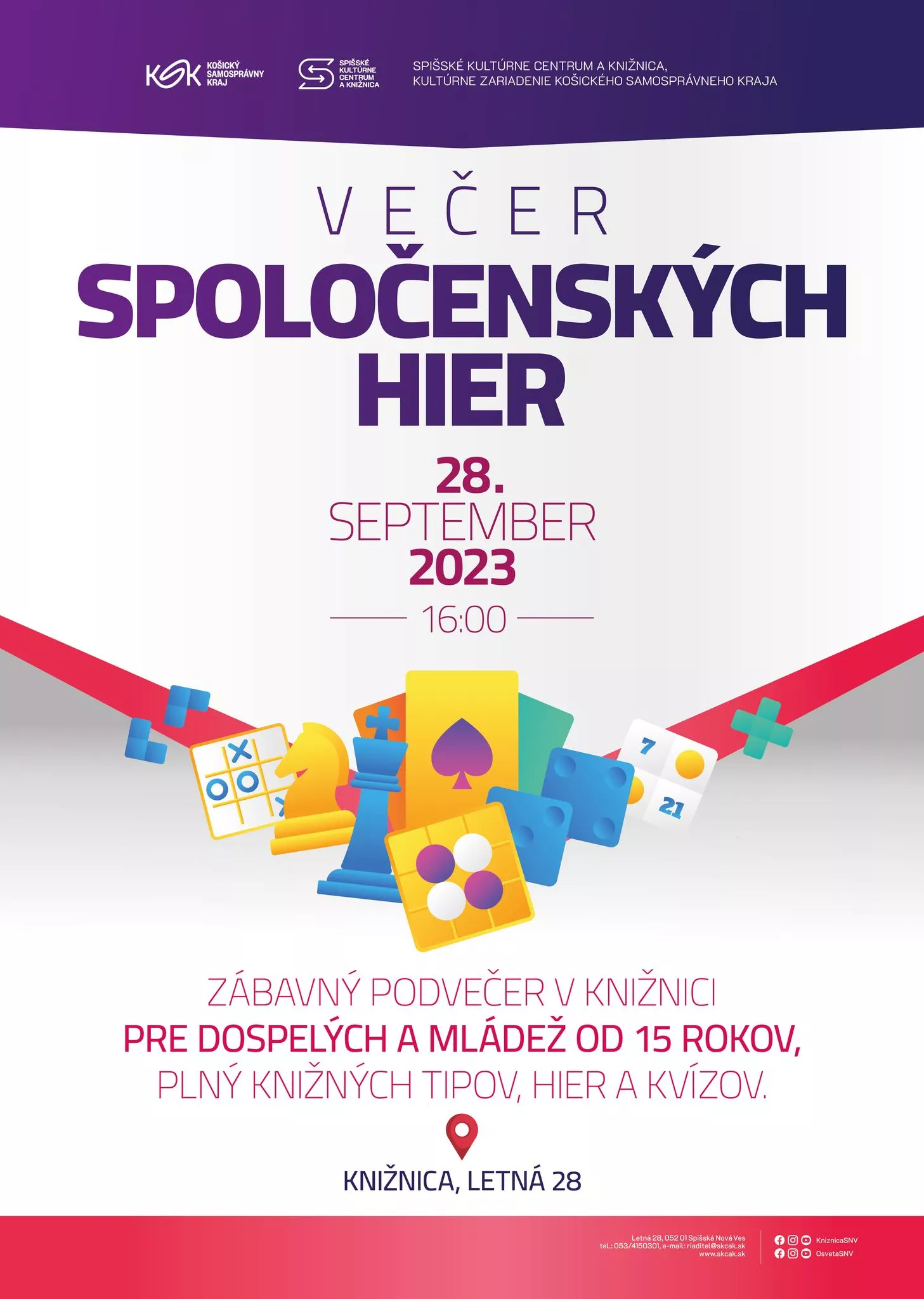 Večer spoločenských hier