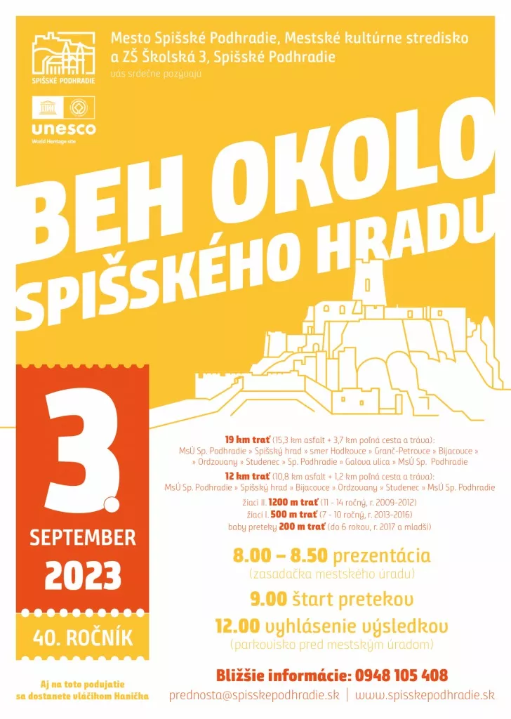 Beh okolo Spišského hradu
